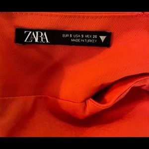 Zara*NEW*red crop top with side cut out detail